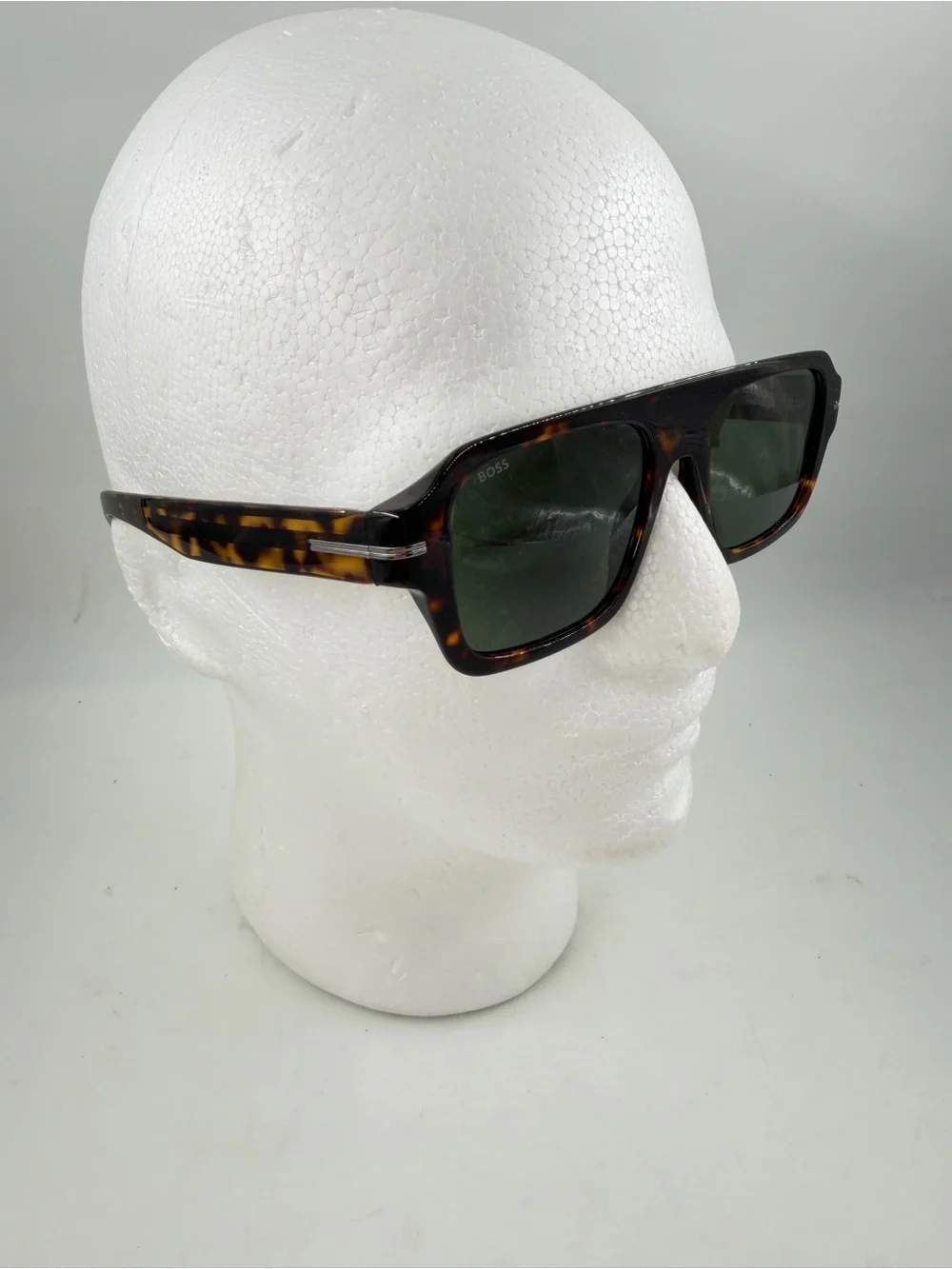 Hugo Boss Men’s 1595/S 0086 07 Dk Havana Tortoiseshell Green Lens 53-19 145